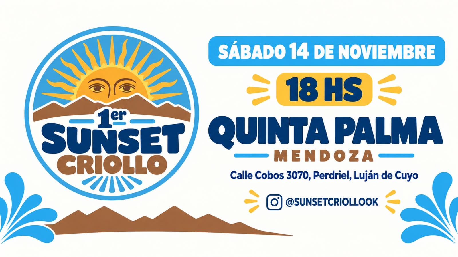 Entradas para SUNSET CRIOLLO en Mendoza